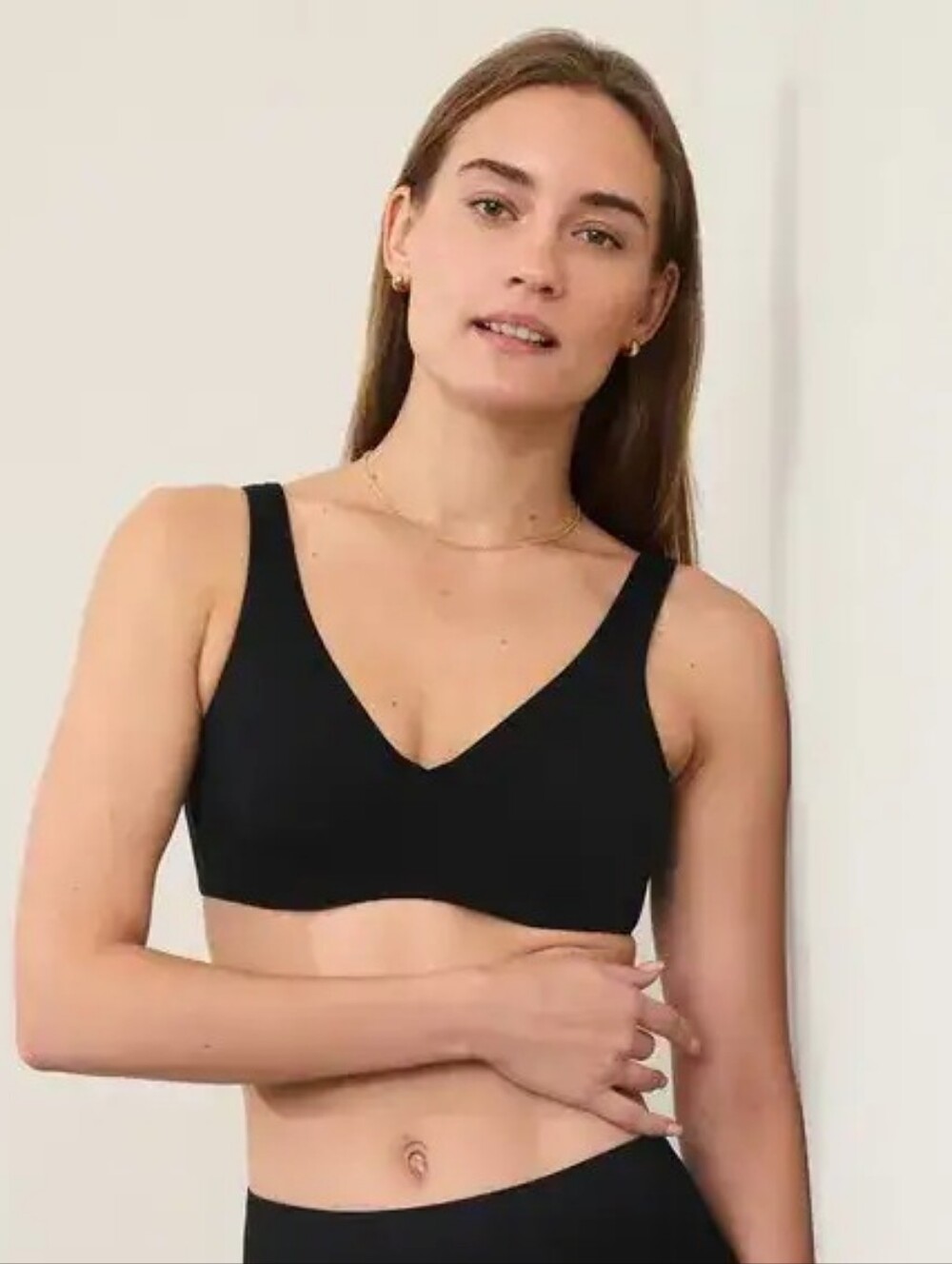 Athleta NWT Black Paradise Bra Cup Bikini Top Size 32B/C